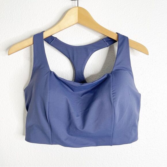 Victorias Secret Sports Bra Blue Seamless Size 38DDD - Picture 1 of 5